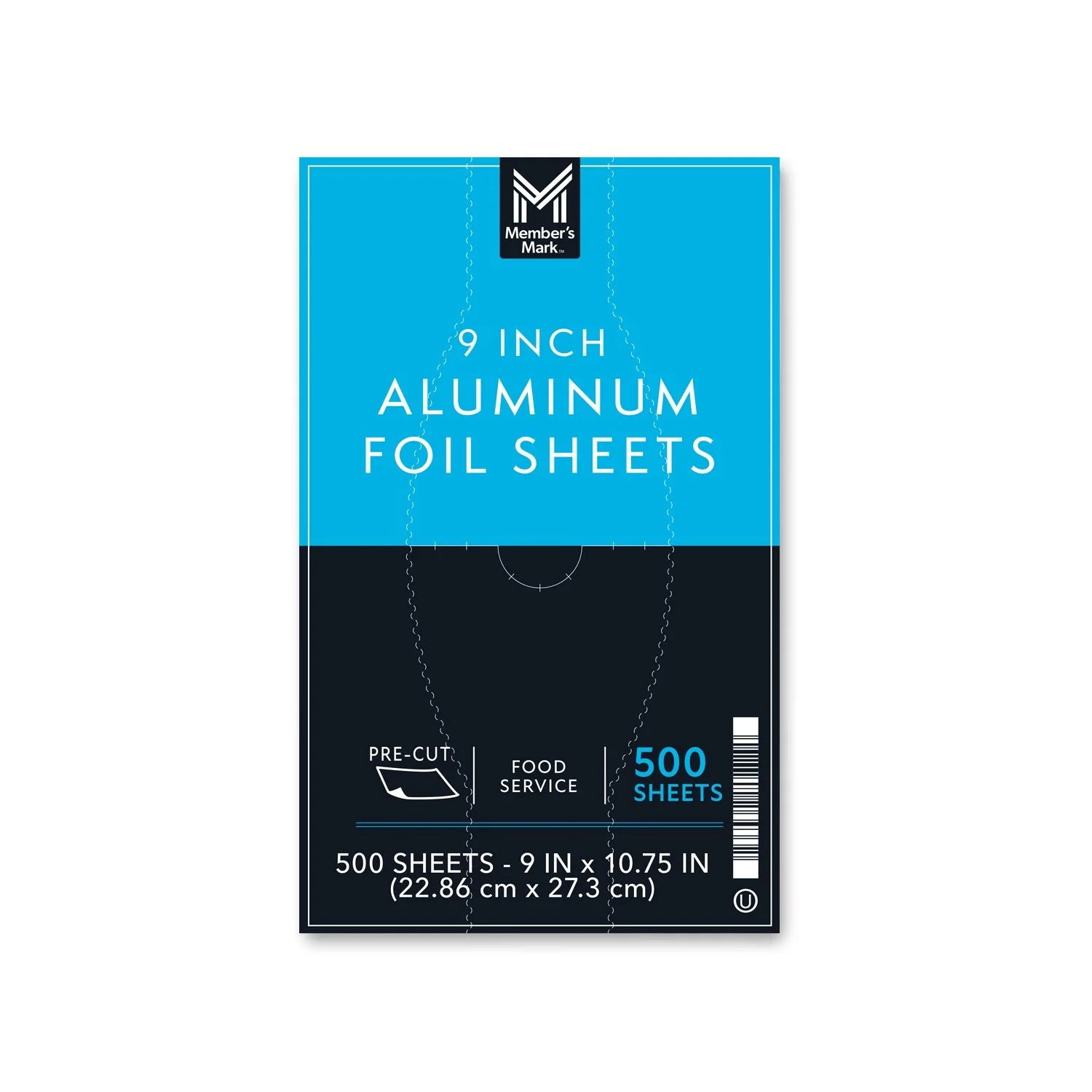 Member's Mark Foil Sheets, 9" X 10.75" (500 Ct.) - Bellso